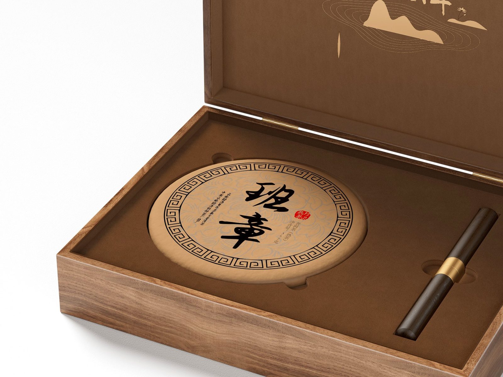 茶叶盒定制实拍：木质茶叶礼盒，可做双罐位抽屉式结构